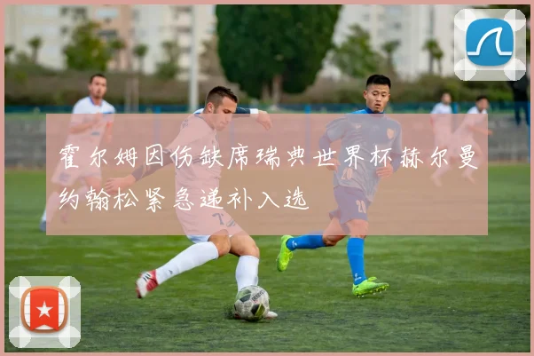 霍尔姆因伤缺席瑞典世界杯赫尔曼约翰松紧急递补入选